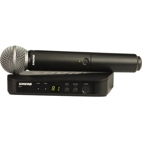 Sistema Inalambrico Microfono/mano Original Shure Blx24 B58 Negro