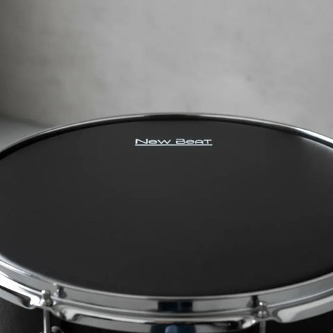 Parche New Beat De 15  Para Tom De Batería, Negro