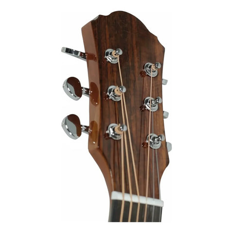 Guitarra Electroacústica Folk La Sevillana Fo-300ceq Nat Natural Diestro