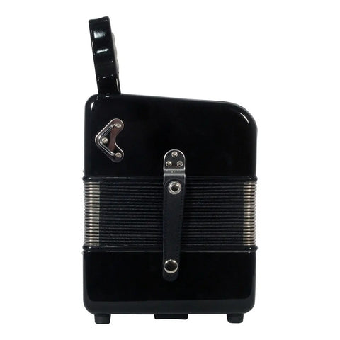 Acordeón Negro De 31 Botones Tono De Fa Moretti Milan Fbbeb Negro