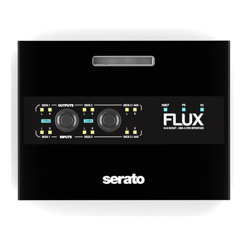 Interfaz Usb-c Dvs De 3 Canales Reloop Flux Negro