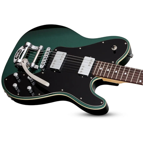 Guitarra Electrica Verde Esmeralda Schecter Pt Fastback Ii B Diestro Dark Emerald Green Palo De Rosa