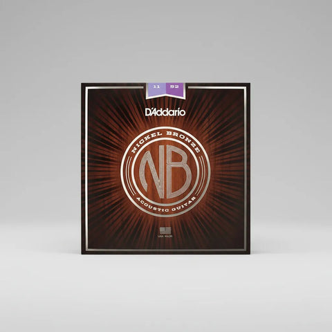 Cuerdas De Nickel P/ Guitarra Acústica 11-52 D'addario Nb1152