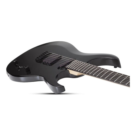 Guitarra Eléctrica Schecter Sunset-6 Triad Gloss Black Color Negro Orientación De La Mano Diestro