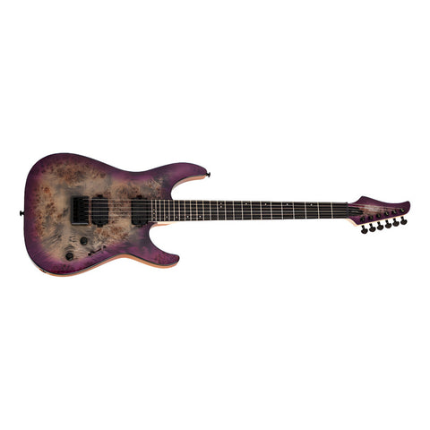 Guitarra Electrica Aurora Burst 6 Cuerdas  Schecter  C-6 Pro Diestro Aurora Burst Wengué