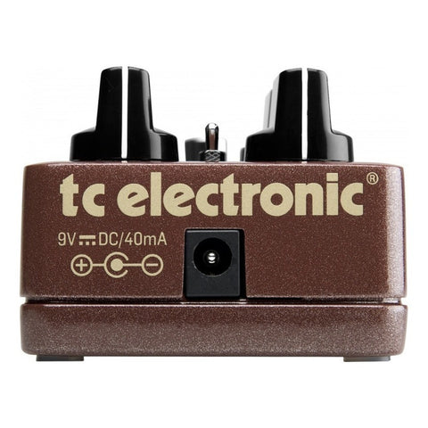 Pedal Overdrive Tc Electronic Mojomojo Para Guitarra Eléctrica Bordó