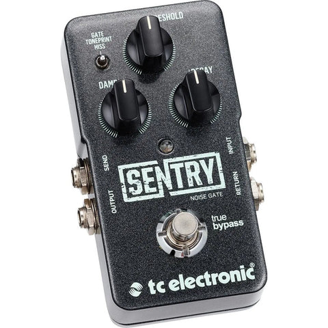 Pedal Efecto Puerta De Ruido Tc Electronic Sentry Noise Gate Negro