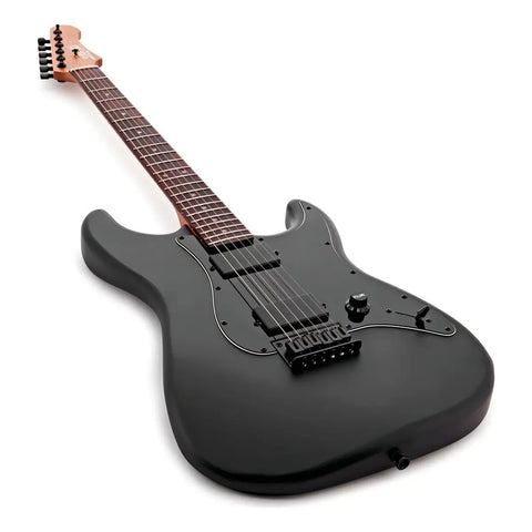 Guitarra Electrica Jet Guitars Js-400 Mbk R Color Negro Material Del Diapasón Rosewood Orientación De La Mano Diestro Palo De Rosa