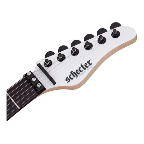 Guitarra Eléctrica Color Blanco Schecter Sun Valley Ss-fr S Diestro Gloss White Palo De Rosa