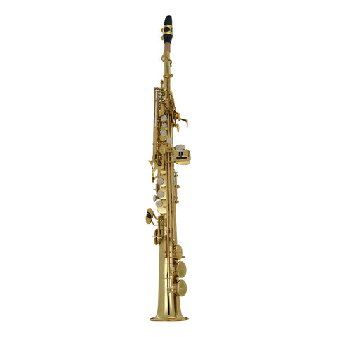 Saxofón Soprano Acabado Laton Laqueado Wesner Pss2000-l