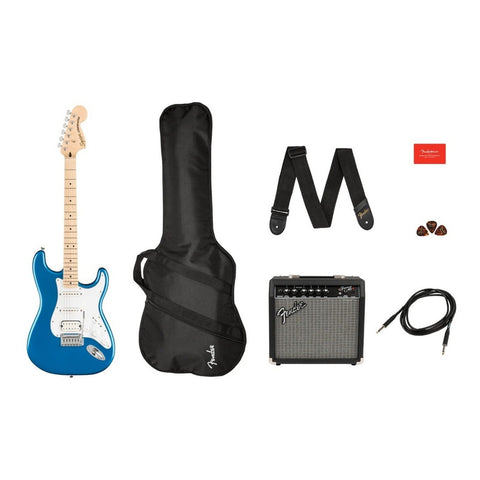 Paquete De Guitarra Stratocaster Hss Pack Squier 0372820002