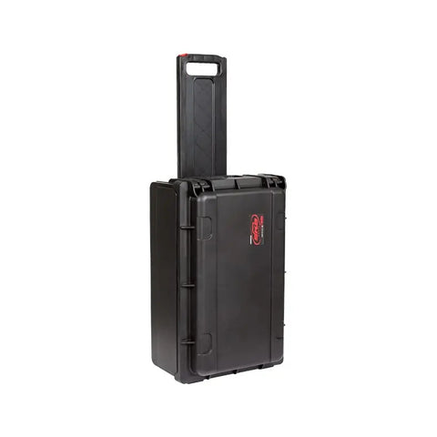 Estuche De Rack Con Ruedas Y Mango De Tracción Resistente Negro