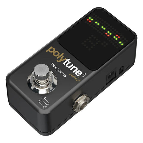 Pequeño Afinador Polifónico Tc Electronic Polytune 3 Noir Negro
