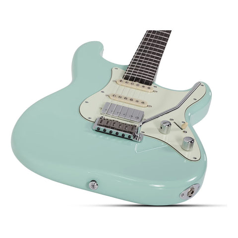 Guitarra Schecter Nick Johnston Trad 10 Anniversary Green Ébano Diestro Verde Claro