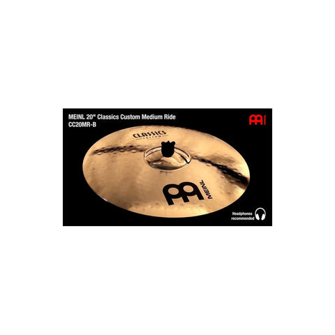 Meinl Cc20mr-b Platillo Medium Ride 20 PuLG Classic Custom