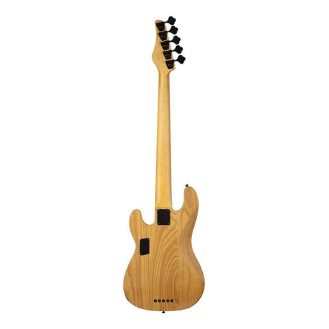 Bajo Electrico 5 Cuerdas Schecter Model-t Session-5 Diestro Naranja Claro Satin