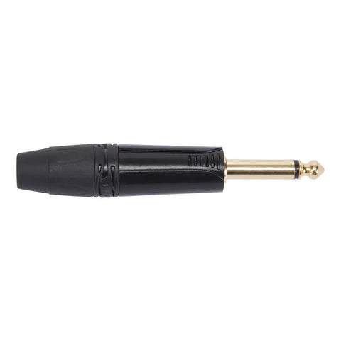 Conector Jack Mono Profesional De 6.3mm Proel Dhj63mbk Negro