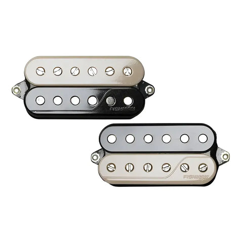 Set De Pastillas Fishman Fluence Zebra P/ Guitarra Eléctrica Blanco/negro