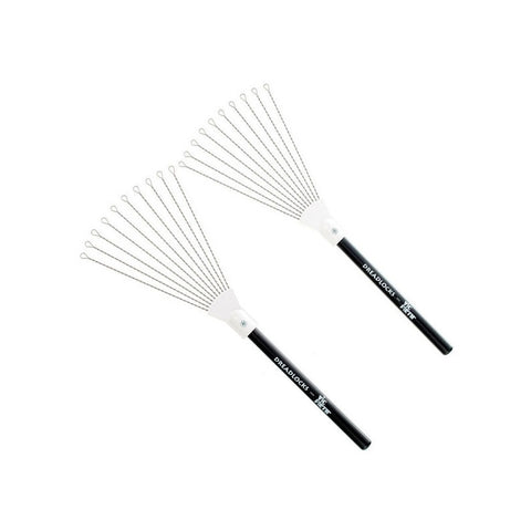 Par Escobillas Para Efectos Dreadlocks Rake Vic Firth Dlks Oscuro