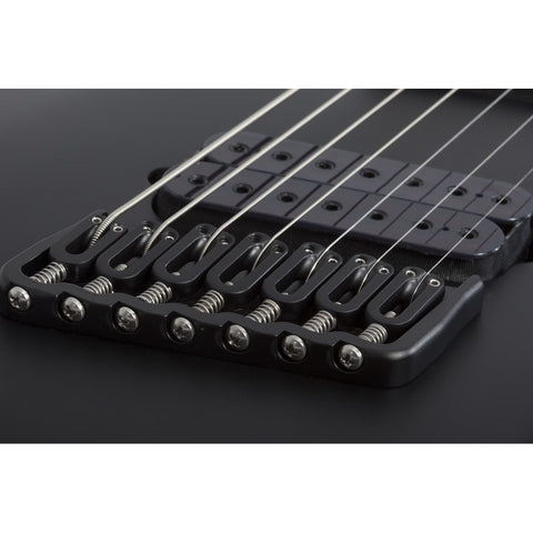 Guitarra 7 Cuerdas Schecter Damien-7 Multiscale Negro Satin Diestro Negro Palo De Rosa