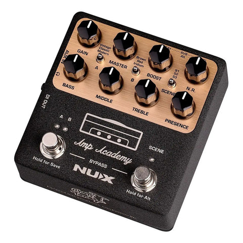 Pedal De Guitarra Simulador De Amplis Nux Ngs-6 Amp Negro