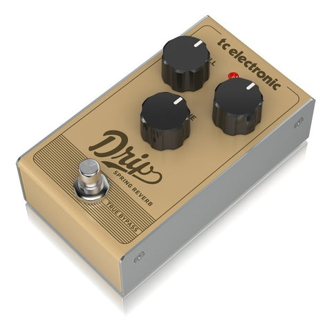 Pedal P/guitarra, Tc Electronic Drip Spring Reverb Café
