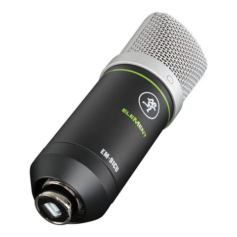 Micrófono De Condensador Mackie Usb Em-91cu Color Negro