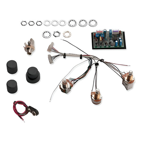 Preamp Activo 2 Bandas P/bajo Pasivo Seymour Du Steve Bailey Negro