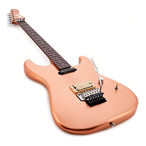 Guitarra Jet Guitars Eléctrica Js700 Copper Material Del Diapasón Maple Orientación De La Mano Diestro