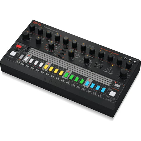 Caja De Ritmos Analógica Clásica Behringer Rd-78 Negro