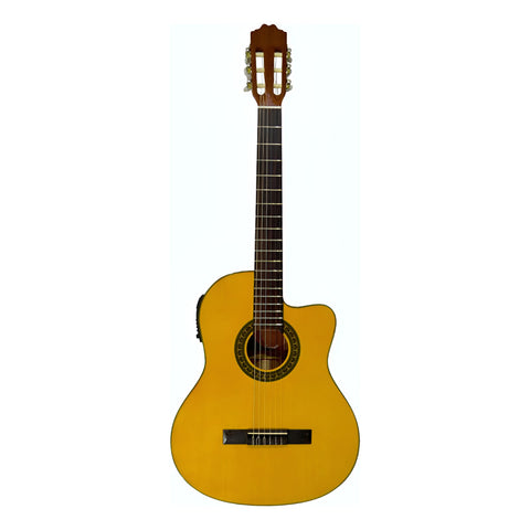 Guitarra Electro Acústica Canto Delgado La Sevillana Ul-5ceq Natural