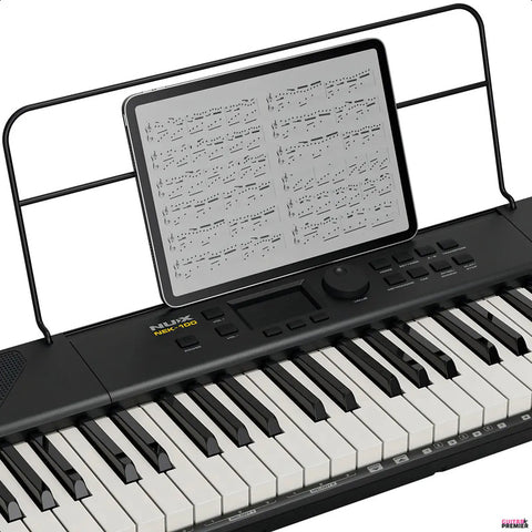 Teclado Nux Nek-100 61 Teclas Sensitivas Bluetooth Y Midi Negro