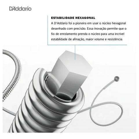 Encordado D'addario Xt .11 - .49 De Acero Niquelado Para Guitarra