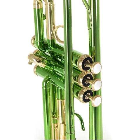 Roy Benson Tr-101e Trompeta Bb Si Bemol Estuche Y Boquilla Verde