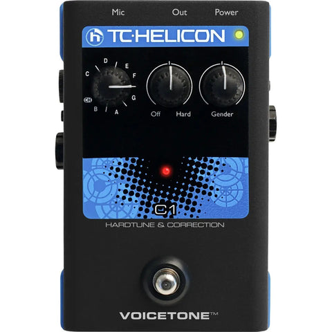 Pedal De Efecto Afinacion, Tc Helicon Voice Tone C1 Negro