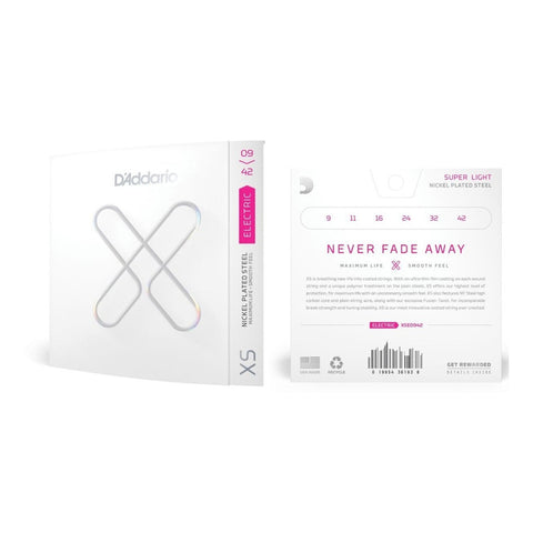 Guitarra String 09 Daddario Xs E0942 Long Life