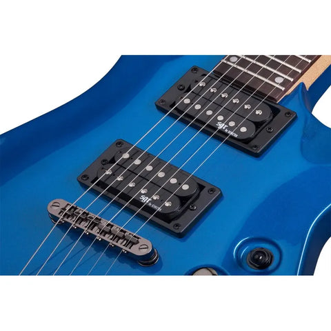 Guitarra Eléctrica Color Azul Eléctrico, Sgr By Schecter C1 Diestro Azul Palo De Rosa