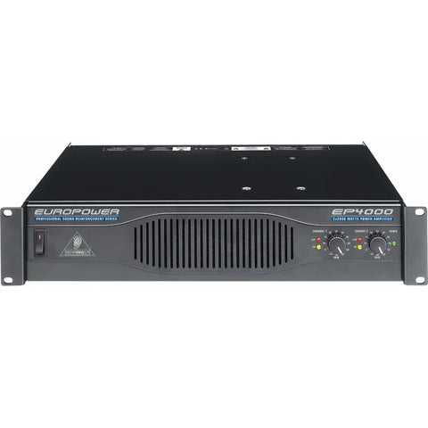 Amplificador Poder 4000w Behringer Ep4000 Color Negro Potencia De Salida Rms 4000 W