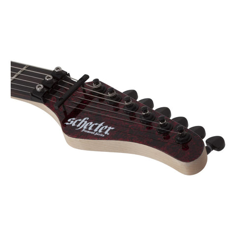Guitarra Schecter Sun Valley Super Shredder Fr S Red Reign Diestro Rojo Ébano