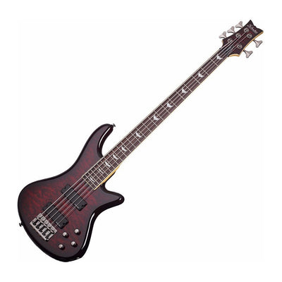 Schecter Stiletto Extreme 5 Bcr 5 Cuerdas Activo Color Rojo Orientación De La Mano Diestro