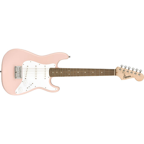 Guitarra Squier Sq Mini Strat Laurel Shell Pink Diestro Shell Pink Laurel Indio