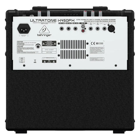 Behringer K450fx Combo Amplificador P/ Teclado Sintetizador Color Negro