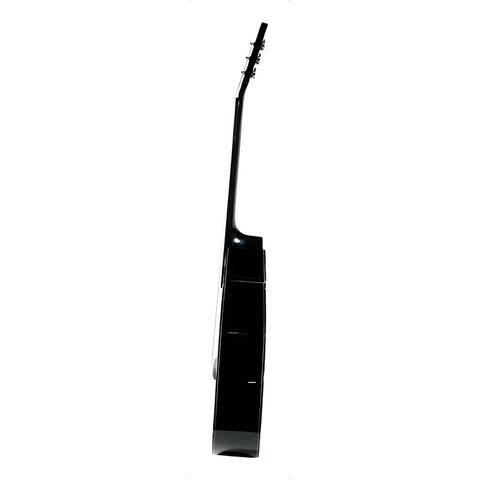 La Sevillana Ga-320ceq Blk Guitarra Electroacústica Pastilla Color Negro Orientación De La Mano Diestro