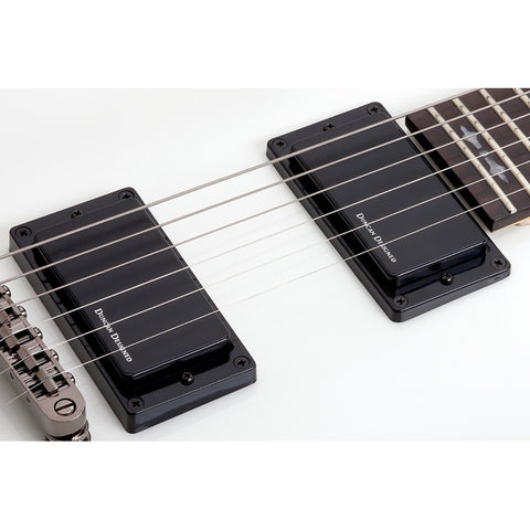 Guitarra Electrica Blanco Vintage Schecter Demon-6 Vwh Diestro Vintage White Wengué