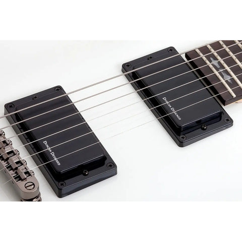 Guitarra Electrica Blanco Vintage Schecter Demon-6 Vwh Diestro Vintage White Wengué