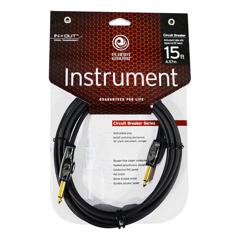 Cable Para Instrumentos Con Interruptor Planet Wave Pw-ag-15