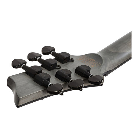 Schecter Omen Guitarra Eléctrica Charcoal Elite-6 Color Marrón Material Del Diapasón Maple