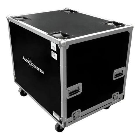 Estuche Rígido Con Ruedas Audiocenter K-la218dsp-fc Para Audio 85x79x39cm
