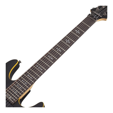 Guitarra Eléctrica Negro Satinado, Schecter Demon-7 Fr