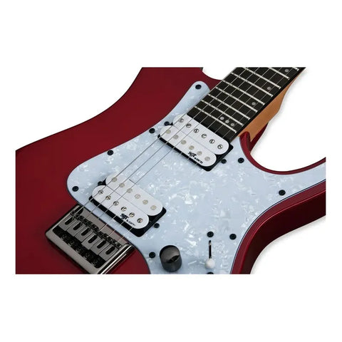 Guitarra Eléctrica Schecter Sgr Banshee-6 Tilo Humbucker Metallic Red Diestro Palo De Rosa